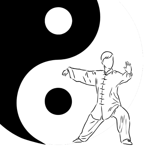 Yin Yang Symbol with Tai Chi Poster Single Whip